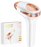 21J IPL Geräte Haarentfernung mit 3 Erweiterte Funktionen HR/SC/RA, 600-1200NM Effizient IPL Laser Haarentfernung und 9 Energiestufen für Damen/Herren, Gesich, Bikini, Körper, Beine, Achseln