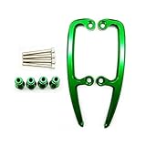 SQWDWEGF Hinterradgepäckträger 2023 Für Z650 Für Ninja650 Motorrad-Hinterhaltegriff Beifahrer-Rücksitzschienen-Haltegriff-Kit Passend Für Kawasaki Z 650 17-22 Gepäckträger Hinten(GRÜN)