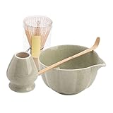 Matcha Kit - Matcha Tea Set | Matchaa Whisk And Bowl | Complete Matchas Tool Set With Spouted Bowl, Bamboo Whisk, Spoon & Stand | Tea Ceremony For Home, Café, Kitchen, Travel Use