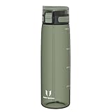 Super Sparrow Trinkflasche 1L - TouchSip Wasserflasche - BPA-frei - Ideale Sportflasche - Strohhalm Tritan Flasche für Sport, Outdoor und Camping - Leicht, Nachhaltig