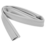 PRETYZOOM Nahtdichtung dichtungsprofil Isolierstreifen für die Türverkleidung Dichtungsstreifen für Tür Türbodendichtungsstreifen Türdichtung wetterfestes Klebeband Türdichtleiste PVC Grey