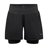 GOREWEAR R5 Damen 2in1 Shorts, Black, 38