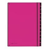 Pagna Pultordner 12-teilig, dunkelrosa