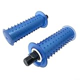Honseadek Indoor Cycling Bike Handles, Replacement Grips, For Exercise Equipment Fitness Accessory (Blue 12mm)