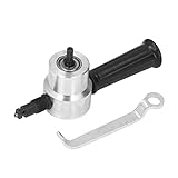 Metallscheren-Bohraufsatz, Doppelkopf-Elektroknabber, Metallknabberschneider, Blechknabber aus Aluminiumlegierung, Metalldach-Schneidwerkzeuge, Blechknabber mit Kompakter Größe