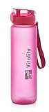 G21 Trinkflasche, 1.000 ml, rosa-gefrostet