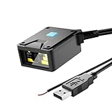 NetumScan 2D-Barcode-Scanner mit fester Halterung Industrietauglicher 1D/2D/QR-Code-Leser mit automatischer Induktionserkennung USB-Anschluss Geeignet für Selbstbedienungsterminals und Fertigungsstraß