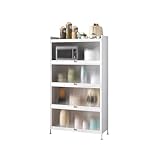 MIROOOO Sideboard Küchenschrank Küche Sideboard mit Tür Schrank Multifunktionsschrank Drehtürenschrank Mehrschichtiger Aufbewahrungsschrank Lagerregal Schrank Barschrank