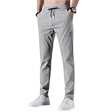 Generisch Jogginghose Herren Lang Sporthose Leichte Atmungsaktiv Schnelltrocknend Trainingshose Freizeithose Softshellhose Winter Reißverschluss Japanische Hose
