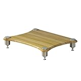 3-stöckiges HiFi-Lautsprecherregal – TV-Ständer & Verstärkerschrank für AV-Geräte – moderne Audio-Speicherlösung, stabiles Holzdesign für Heimkino