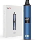 Yocan HIT Herb Vaporizer, Tragbarer Kräuter Verdampfer Pen 1400 mAh Akku, Keramik Heizkammer Temperatureinstellung 93-249°C, Kraut-Verdampfer mit OLED-Display, Einfache Reinigung, Nikotinfrei (Blau)