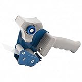 D.RECT Paketbandabroller – Klebeband Abroller bis 50 mm Breite – Profi Paketklebeband Abroller mit Griff – Klebebandspender für Kartons, Umzug & Versand