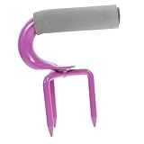 BESTonZON Manuelle Bodenfräse mit Stabilen Krallen Langlebiger Handkultivator zum Einfachen Lockern und Belüften von Gartenerde Vielseitiges Gartenwerkzeug für Gemüsebeete und