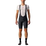 CASTELLI Men's ENTRATA BIBSHORT Shorts, Schwarz, L