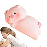 Nachtlicht Schwein, Schweinelicht, wiederaufladbar, USB, Pat Light Night, dimmbar | Fantasielampe Begleiter Beleuchtung mit Timer für Kinderzimmer, Kinderzimmer, Schlafzimmer