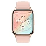 ICE-WATCH - Ice fit 1.0 Rose-Gold Nude AMOLED - Pink-Goldfarbene Connected Watch mit Silikonarmband - 024305 (1.78 Zoll)