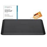 Ergotopia Anti-Ermüdungsmatte für Steharbeitsplätze - Ergonomische Arbeitsplatzmatte für gesundes & schmerzfreies Stehen - rutschfeste Stehmatte aus umweltfreundlichem PU (Schwarz)