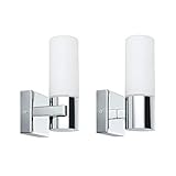 Paulmann 703.54 Wandfackel, Metall, E14, transparent