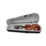 MVKLIW Violine 1/4 Violine, Musikinstrumente für Erwachsene und Kinder, Mit Hartschalenkoffer, Bogen, Perfekt für AnfäNger