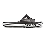 Crocs Unisex Erwachsene Bayaband Slide Badeschlappen, Black/White, 43/44 EU