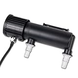 UVC Teichklärer | Desinfektion für klares Wasser im Teich | Wasserklärer ohne Chemie | UV-C Algenvernichter (7 Watt)