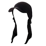 Damen Baumwolle Schal Bandana Hüte Retro-Stil Sonnenhut Golf Tennis Baseball-Mütze Turban Kopfbedeckung Headwear Wraps Sonnenblende Kappe Bikertuch Radsport Mützen