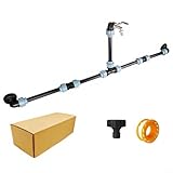 GLFLOW IBC-Behälterarmatur, erhöhter IBC-Wassertank für den Außenbereich mit Schnellanschluss und Zinkhahn (Kunststoff-Schnuller)