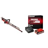 Einhell Professional Akku-Heckenschere GP-CH 18/61 Li BL Power X-Change (18 V, Brushless, Schnittlänge 61 cm, Anti-Blockier-System, inkl. Köcher + 4,0 Ah Plus Akku)