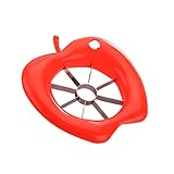 Apfelschneider, Niedlicher Cartoon Apfelentkerner Obstschneider, Einfach zu bedienender Edelstahlschneider, Scharfer Apfelschneider und Entkerner, Komfortgriff für Obst