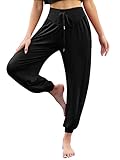 Terecey Yogahose Damen Lang Yoga Hosen Jogginghosen Damen Locker Pilates Hose Weit Sweatpants Yogahosen für Jogging Training Pilates