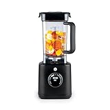 Wilfa POWER FUEL XL Standmixer - 2l Tritan-Krug bis 100°C - 2.000 W & 32.000 U/min. - 3 Programme - Digitale Anzeige - Geschwindigkeitsregelung - inkl. Lebensmittelstampfer (schwarz)