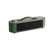 Tragbare elektrische Heizung for den Innenbereich, energieeffiziente kleine mit schneller Aufheizzeit und Tischkamin-Design,Wärmegerät(Green)