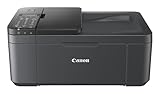 Canon PIXMA TR4755i Multifunktionsdrucker 4in1 (Tintenstrahl, Drucken, Kopieren, Scannen, Faxen, A4, WLAN, Apple AirPrint, 20 Blatt ADF, Duplexdruck, kompatibel mit Pixma Print Plan ABO) schwarz