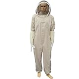 Imkeranzug – Abnehmbare Kapuze Jacke, Schutzkleidung | Sicherheits-Handschuhe Für Garten, Regenwald, Bienenstand, Waldabenteuer, Honigernte