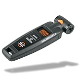 SKS GERMANY AIRCHECKER Digitaler Luftdruckprüfer (Fahrradzubehör, Reifendruckprüfer mit Ablassfunktion und Echtzeitmessung, Duo-Kopf für AV/SV Ventile, max. 10 bar / 144 PSI), schwarz