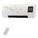 MGHRUEWH 2025 Ultraleise Klimaanlage, Klimaanlage Für Schlafzimmer, Home Office, Flüsterleise Wand-/Schreibtischmontage, 12000 BTU Dual Kühlung & Heizung [Energieklasse A],C