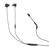 JBL Quantum 50C, kabelgebundenes In-Ear-USB-C-Gaming-Headset mit JBL QuantumSURROUND Sound, Multi-Plattform-Kompatibilität, sprachfokussiertem Mikrofon, Lautstärke-Slider und Stummschaltung, Schwarz