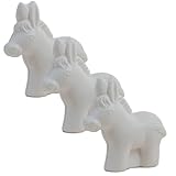 French Novelty Seife – Eselform mit Bio-Eselsmilch – für Körperwäsche oder Dekoration – 145 g – 3er-Set