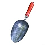 Rostfreie Gartenschaufel aus Edelstahl mit ergonomischem Eschenholzgriff für Bodenübertragung (1)
