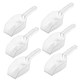 DECHOUS 6 Stück quadratische Eisschaufel Scoop Popcornkern Party zylindrisch eiswürfelschaufel eiskübel Aufbewahrungswerkzeug Eiswürfelbehälter bar Eisschaufel Küchenschaufel Stk