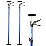 Verda Deckenstütze 2 Stk. 115-290 cm, Belastbar bis 30 kg Montagestütze Einhandstütze Gipsplatte Teleskopstütze für Heimwerker und Profis Einhandstütze SN30802 (2er Set SN30802-2)