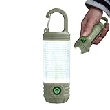 Camping- – Multifunktionale LED-Campinglampe, wasserdicht, 7 Lichtmodi, verstellbare Laterne in 3 Farben mit 2 Beleuchtungsmodi, tragbare Taschenlampe für Wandern,