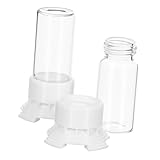 QUMIIRITY 2 Stück Teiliges Ameisen Wassertränke aus Robustem Kunststoff Tragbar und Leicht Sicheres Einfach zu Reinigendes Trinkgefäß für Ameisennester Geeignet für Ameisenarten und