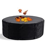 Runde Whirlpool Abdeckung 190x70 CM-420D UV Seersucker & Wasserdicht, Vollcover für 4-Sitzer Whirlpool Outdoor (tragbar)