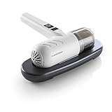CLEANmaxx Akku-Milben-Handstaubsauger | Matratzenreiniger mit UV-C Licht | Vernichtet 99,9% Aller Milben | Inkl. EPA Filter und 120ml Staubbehälter | Ideal für Allergiker, Reisen & Camping