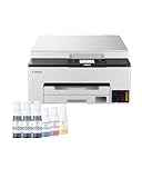 Canon MAXIFY GX1050 Tintenstrahldrucker 3-in-1 Multifunktionsdrucker MegaTank (Drucker, Scanner, Kopierer, WLAN, Cloud, Duplexdruck, 250 Blatt Kassette, Tintentank) Enthält 6 x Tintenflaschen