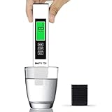 BMUT 3in1 TDS Messgerät – digitaler Wasserqualität-Tester und EC sowie Temperatur Meter, Messbereich 0-9999ppm, für Wasser, Pflanzen, Trinkwasser, Aquarien, etc