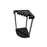 Keter 230826 Gartenwerkzeug Organizer Gerätehalter Ständer Corner Tool Rack Schwarz