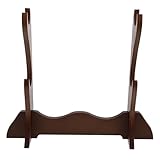 Cabilock Mehrlagiger Holz flötenständer Desktop Halter für Bambusflöten und Piccolos Platzsparend Verschiedene Höhen Elegantes Design Langlebiger Holzhalter für Holzblasinstrumente Zuhause
