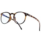 NAKED Optics Blaulichtfilter Brille (Panto, Havanna)